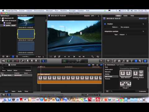 comment modifier la durée sur final cut pro x