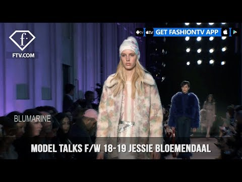 Jessie Bloemendaal Model Talks Fall/Winter 2018-19 | FashionTV | FTV