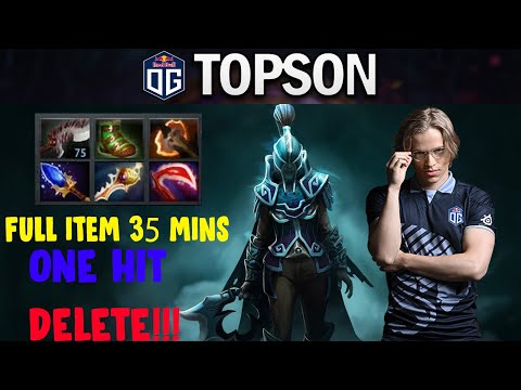 HOW TO 10 MINS BATTLEFURY - ONE HIT DELETE!! TOPSON - IMBA PHANTOM ASSASSIN GAMEPLAY
