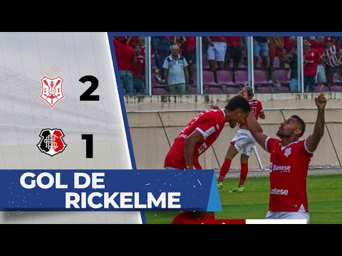 Sergipe 2 x 1 Santa Cruz: Gol de Rickelme - Brasileirão Série D - 03/08/25