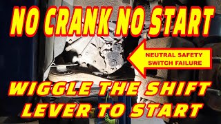 CUSTOMER STATES CAR WONT CRANK UNLESS I WIGGLE SHIFTER! ACURA TRANSMISSION RANGE SWITCH REPLACEMENT