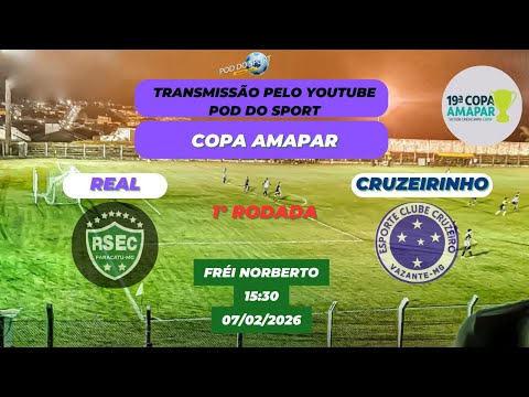 Real X Cruzeirinho - Copa Amapar 2026 07/02/2026