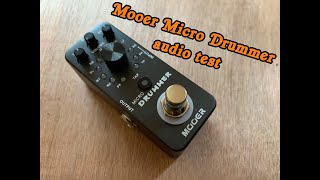 Video thumbnail for Mooer Micro Drummer audio test by The Nerd Bass