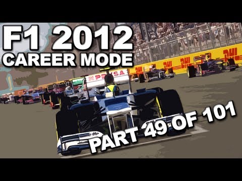 F1 2012: Career Mode Walkthrough (49/101) - European Grand Prix (SEASON 3/WILLIAMS) - HD