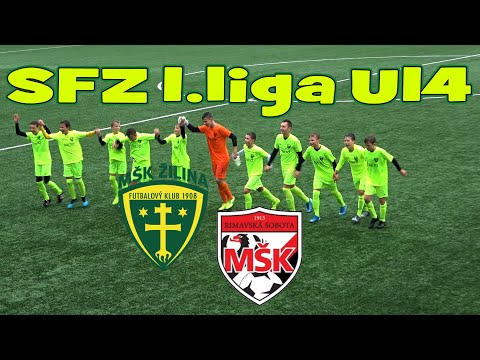 FUTBAL | SFZ 1.liga  U14 | majstrovský zápas - MŠK Žilina U14 vs MŠK Rimavská Sobota U14