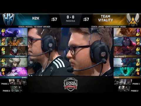 H2K (Gilius Morgana) VS VIT (Shook Trundle) Game 1 Highlights - 2018 EULCS Spring Quarterfinals