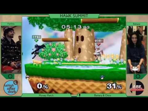 Hawk Summit 2016 Melee: FishStix (Falcon/Puff) Vs. Baltazar (Marth/Falco) $5 Money Match