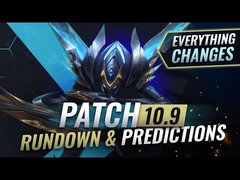 PATCH 10.9 RUNDOWN & PREDICTIONS - Teamfight Tactics