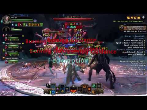 Healadin - Burning guidance efects. Kessels run