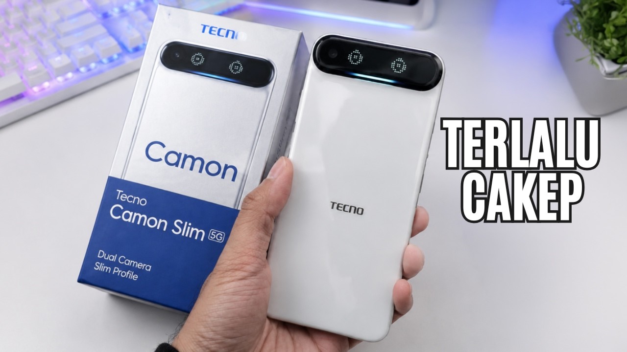 HP TIPIS RASA POWERBANK‼️TECNO CAMON SLIM 5G TERNYATA SEKEREN INI, BATERAI 7000mAh