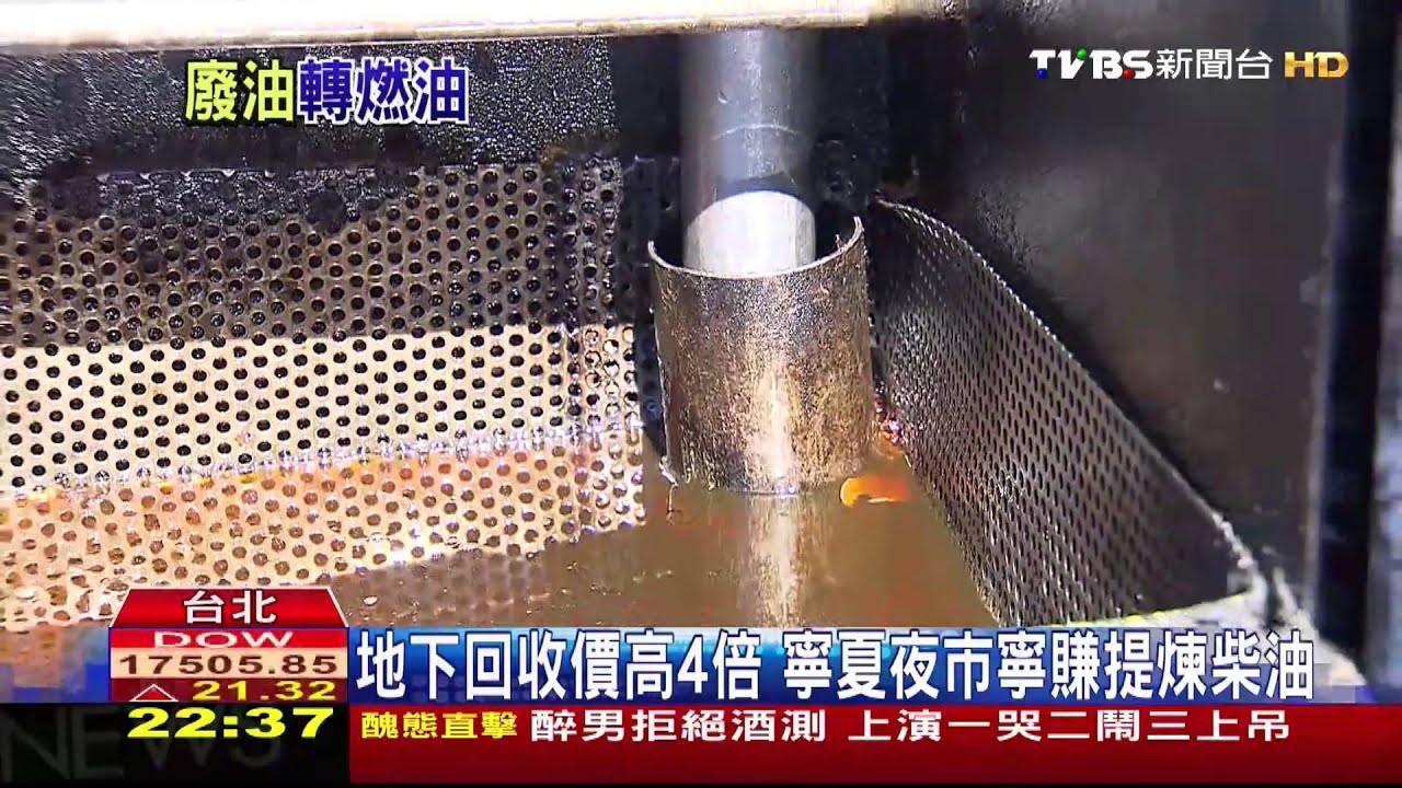 攤商廢油年產2噸 4成地下油行收購