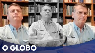 Bolsonaro chora, condena atos terroristas e fala sobre governo Lula em última live como presidente