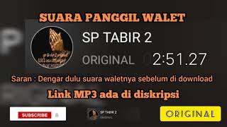 Download lagu Suara Panggil Walet SP Tabir 2 Original mp3