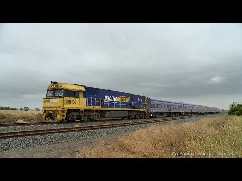 6AM8 "The Overland" Passenger Train - PoathTV Australian Railways