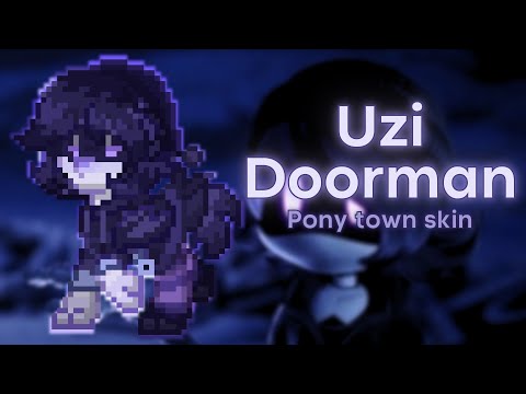 💿) Uzi Doorman MURDER DRONES : [ pony town skin ]