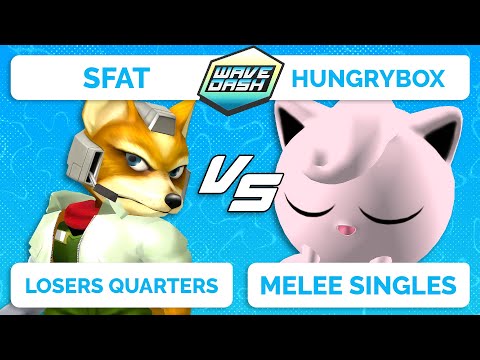 WAVEDASH 2022 - SFAT (Fox) vs Hungrybox (Jigglypuff) - SSBM - Losers Quarters