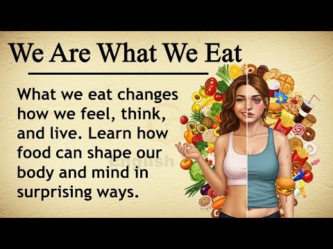 We Are What We Eat || 🍽️🥦 Learn English Through Story Level 2 || Graded Reader 🎧