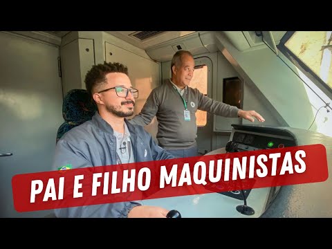 PAI MAQUINISTA INSPIRA FILHO A SEGUIR PROFISSÃO