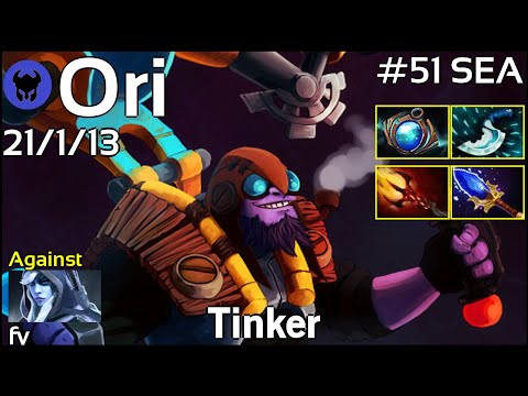 Ori [VG] plays Tinker!!! Dota 2 7.20
