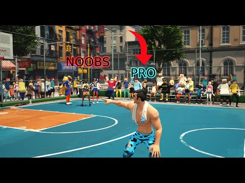 3on3 freestyle 1 PRO VS 3 NOOBS *Crazy Game*