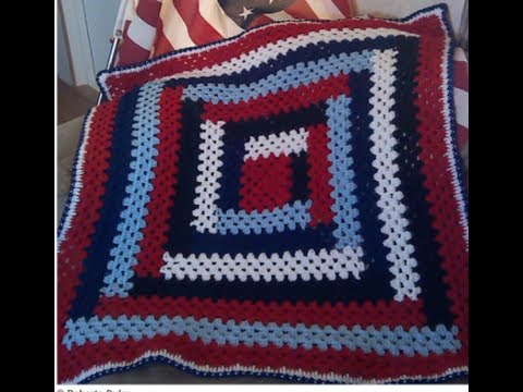 How to Crochet the Patriotic Lapghan Part 1