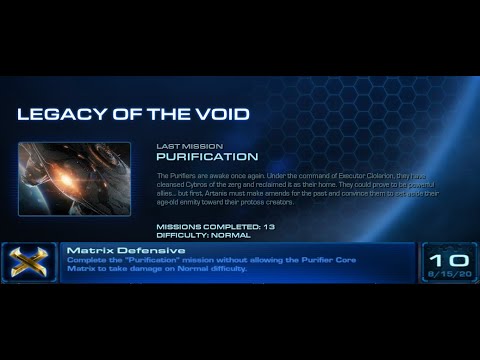 Starcraft 2 LotV "Matrix Defensive" Achievement