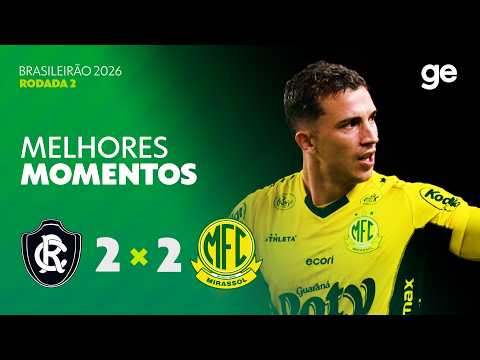 Gols e lances de Remo x Mirassol