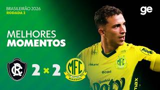 REMO 2 X 2 MIRASSOL | MELHORES MOMENTOS | 2ª RODADA BRASILEIRÃO 2026 | ge.globo
