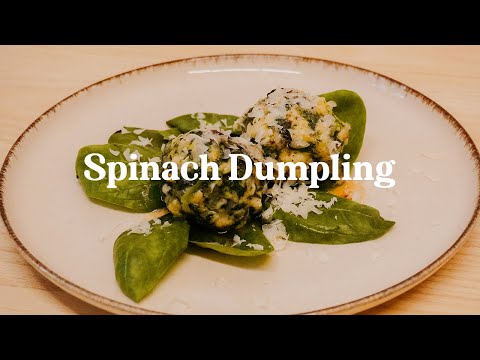 Traditional Vegetarian Spinach Dumplings Recipe