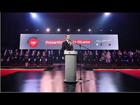 Albin Kurti – Tubimi i madh i Vetëvendosjes në Prishtinë: Prezantimi i planprogramit qeverisës -pj 1