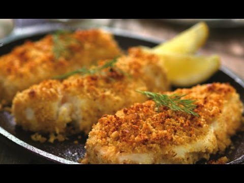 Kosher Walnut Crusted Chilean Sea Bass with Lemon Dill Sauce