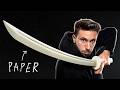 I Built a Paper Katana (it's lethal)