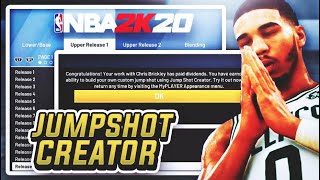 HOW TO GET THE JUMPSHOT CREATOR ON NBA 2K20! I UNLOCKED THE CUSTOM JUMPSHOT CREATOR NBA 2K20!