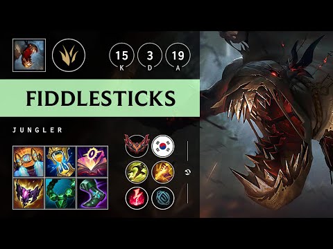 Fiddlesticks Jungle vs Lee Sin - KR Grandmaster Patch 25.13