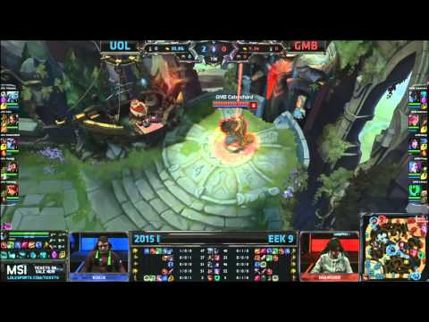 UOL vs GMB   LCS EU 2015 Spring W9D1   Unicorn of Love vs Gambit Gaming VOD