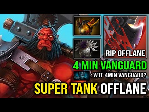 ULTIMATE Offlane Guide - 4Min Vanguard Super Tank Axe with Aggressive Berserk Call Dota 2