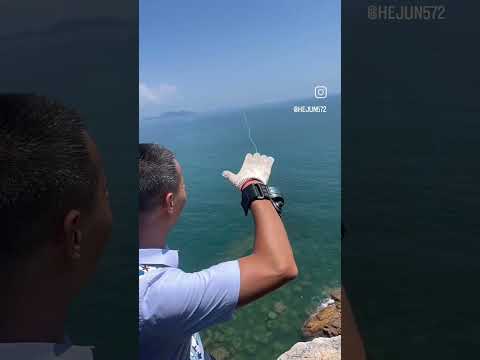 New technique catching fish #fish #beach