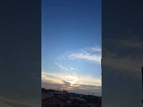 #sky nascer do sol na Cidade de Barreirinhas Maranhão os lençóis maranheses Brasil