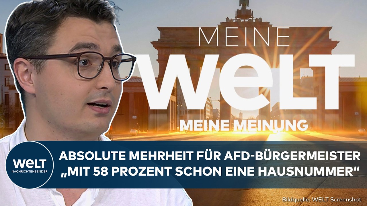 MEINE MEINUNG: Absolute Mehrheit! AfD-Kandidat holt Sieg und wird neuer Bürgermeister