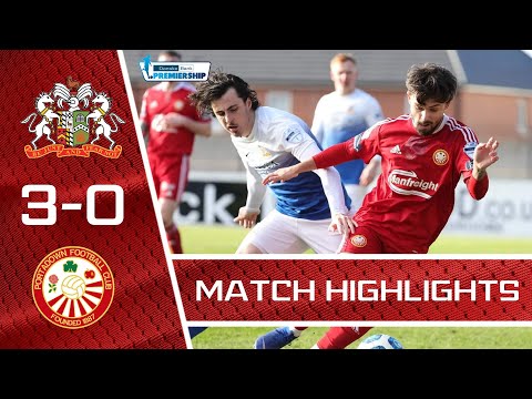 Glenavon 3 - 0 Portadown | Danske Bank Premiership | 12/02/22