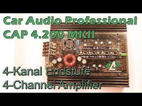 Car Audio Professional CAP 4.200 MK2 4 Kanal Endstufe Verstärker by Xetec Car Audio Amplifier