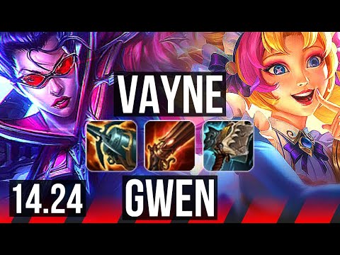 VAYNE vs GWEN (TOP) | KR Grandmaster | 14.24