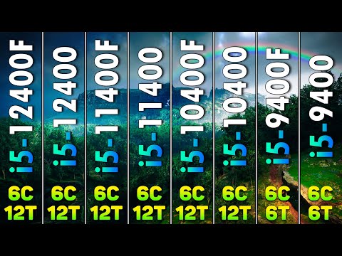 i5 12400F vs i5 12400 vs i5 11400F vs i5 11400 vs i5 10400F vs i5 10400 vs i5 9400F vs i5 9400