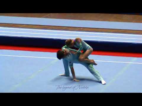 SMITH / UPCOTT (GBR) - World Games Cali 2013 mixed pair balance