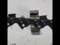 How to break chainsaw chain using a anvil