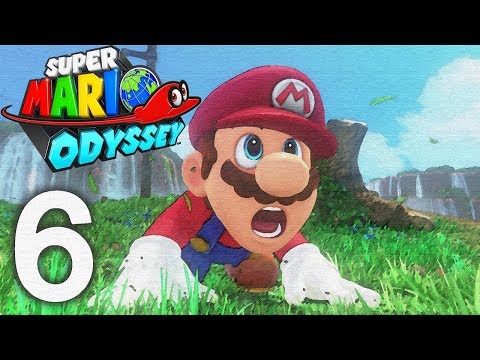 Super Mario Odyssey Walkthrough Gameplay HD - Sky Garden Tower and Blue Broodal Fight - Part 6
