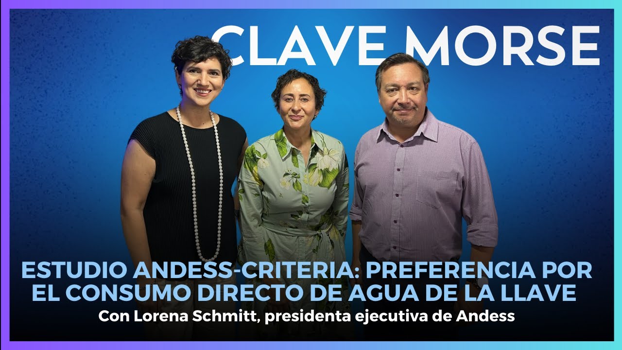 Lorena Schmitt explicó el Estudio Andess-Criteria sobre el consumo de agua #ClaveMorse