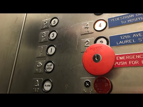 1983 Dover Classic Hydraulic Elevator at VGH Parkade in Vancouver BC