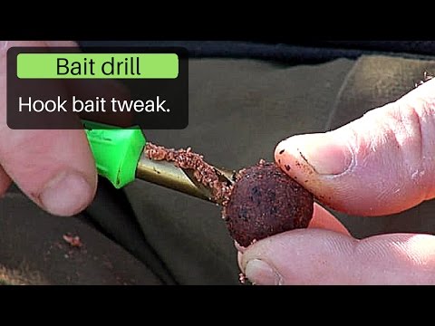How to use a hook bait drill.