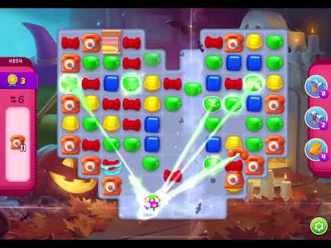 HomeScapes Level 4854 no boosters (14 moves)